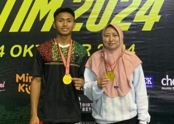 Daniswara Mahrizal Raih 2 Medali Emas Bulutangkis Kejurprov Jatim 2024