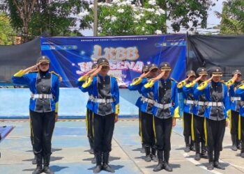81 tim LKBB dari SD, SMP, SMA dan SMK se Jawa Timur Tampil di SMPN 1 Sedati