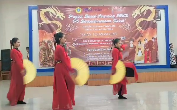 Implementasikan P5 Kebhinekaan Global, SMKN 1 Buduran Gelar Gelar ‘Project Based Learning ‘MICE’