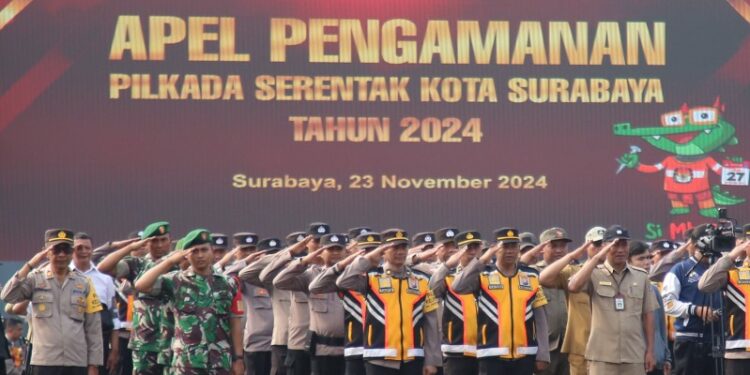 Forkopimda Surabaya Tegaskan Kesiapan Personel Amankan Pilkada 2024