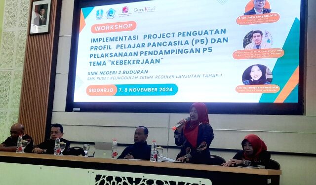 SMKN 2 Buduran Laksanakan Workshop dan Pendampingan P5 ‘Kebekerjaan’