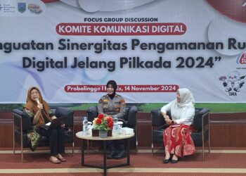 Polres Probolinggo Bersama Kominfo Jatim Tingkatkan Pengamanan Ruang Digital