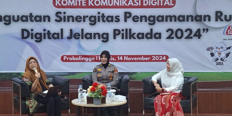 Polres Probolinggo Bersama Kominfo Jatim Tingkatkan Pengamanan Ruang Digital