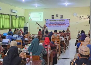 Peringati Hari Bahasa, Negeri 1 Gedangan Gerakkan Siswa-Guru Berliterasi
