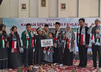 NUFI Serahkan Langsung Bantuan kepada Anak Pejuang dari Gaza