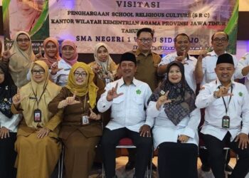 Usai Dinyatakan Sekolah SRC Jatim, SMA Negeri 1 Waru Divisitasi Oleh Kemenag