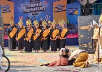 Talent and Market Day’ Ramaikan Penerimaan Rapot Siswa SMK Krian 1 Sidoarjo