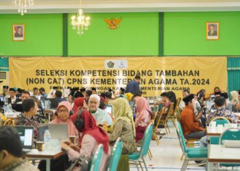 Rebutkan 2.021 Formasi  CPNS Kemenag, Ribuan Peserta Lakukan Ujian SKB Non CAT