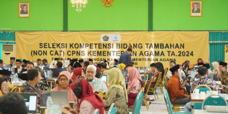 Rebutkan 2.021 Formasi CPNS Kemenag, Ribuan Peserta Lakukan Ujian SKB Non CAT