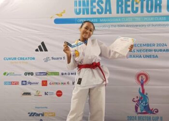 Vivi, Siswi SMP PGRI 1 Buduran Raih Juara Karate Internasional 2024