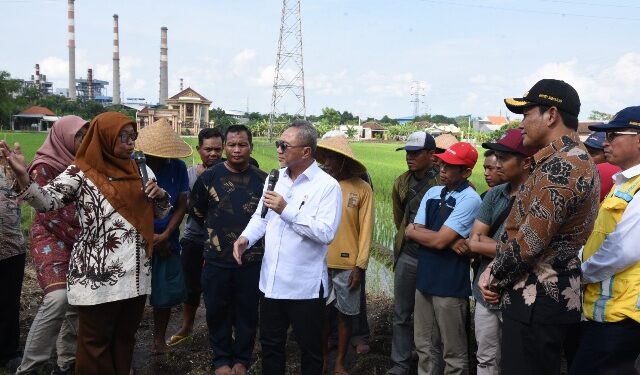 Kunker Menko Zulkifli Dapat Keluhan Petani Sidoarjo