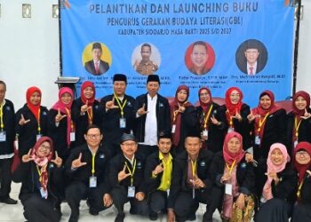 Kepala Dikbud Sidoarjo Lantik Pengurus GBL Baru Periode 2025 – 2027