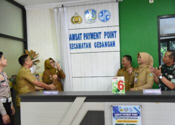 Dukung Pembangunan Sidoarjo, Opsen PKB dan BBNKB Diawali dari Kecamatan Gedangan