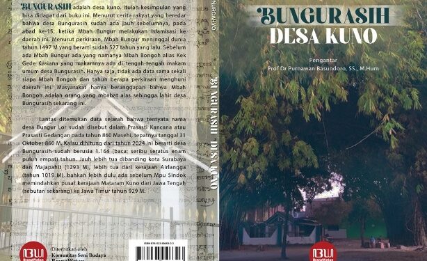 Tiga Ahli Akan Bedah Buku ‘Bungur Asih Desa Kuno’ Bersama Dewan Kesenian Sidoarjo