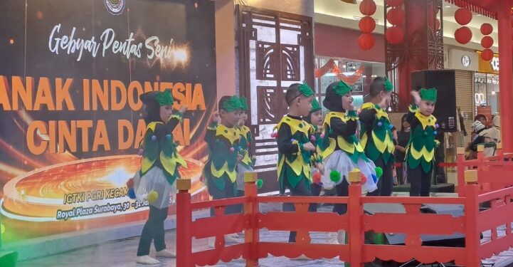 IGTKI-PGRI Kecamatan Waru diajak untuk Mencintai Kedamaian Lewat Pentas