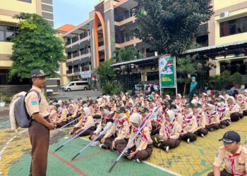 Ratusan Siswa SMP YPM 1 Taman Ikuti  ‘Character Camp’ di Wonosalam