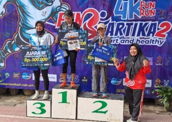 Berikut Juara Fun Run 4K SMK Antartika 2 Sidoarjo 2025