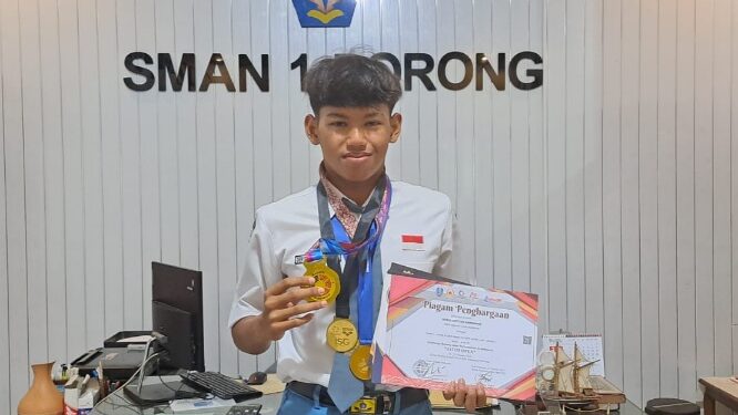 Denys Soetian Ramadhan Siswa SMAN 1 Porong Raih 16 Penghargaan