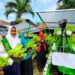 Siswa SMP Negeri 4 Sidoarjo Bagikan Sayur Hasil Panen