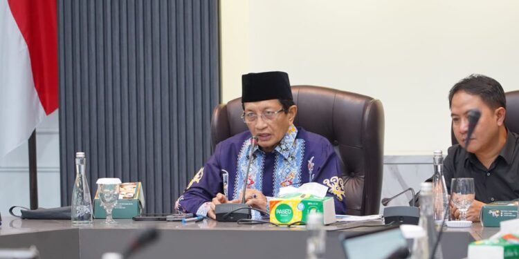 Menag Nasaruddin Minta Kemenag Siapkan Layanan Prima dari Embarkasi Sampai Ke Tanah Air
