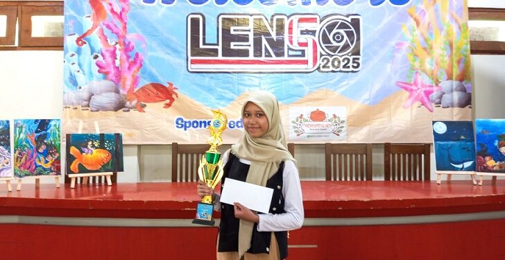 Siswi SMP Negeri 3 Sidoarjo, Pertama Ikut Lomba Langsung Juara 1
