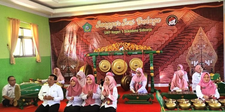 SMP Negeri 1 Sukodono Siapkan Satu Set Gamelan Untuk Ekstra Karawitan