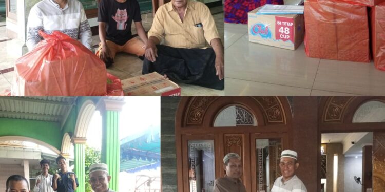 Jelang Takbiran Idul Adha 1446 H, SMK YPM 1 Taman Bagikan Kue ke Masjid dan Musholla