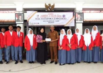Ratusan Siswa SMK Antartika 2 Sidoarjo Lakukan Pratik Baik di 50 Desa