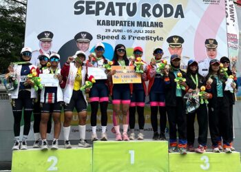 Alysa Nurin Vieranda Raih 3 Juara Sepatu Roda di Porprov IX Jatim 2025