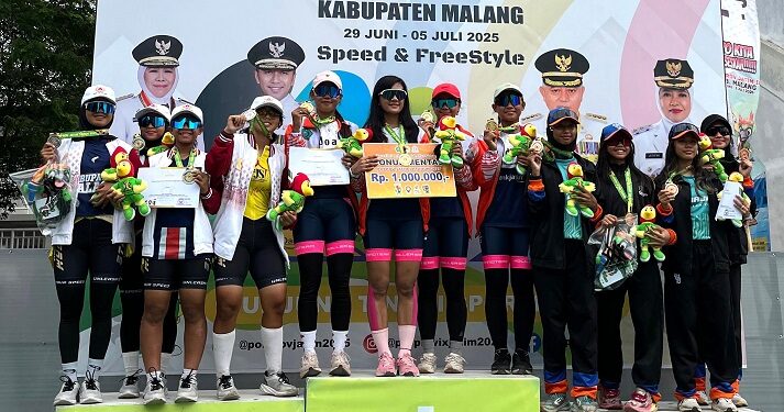 Alysa Nurin Vieranda Raih 3 Juara Sepatu Roda di Porprov IX Jatim 2025