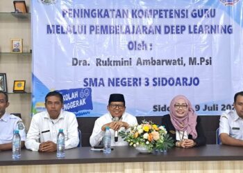Guru SMA Negeri 3 Sidoarjo Ikuti Workshop Pembelajaran Deep Learning
