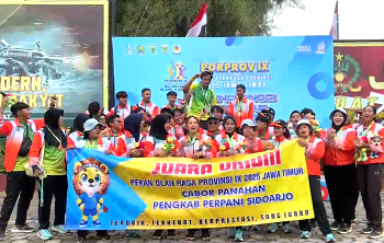 Atlet Panahan Sidoarjo Pertahankan Juara Umum Porprov Jatim Ke IX 2025
