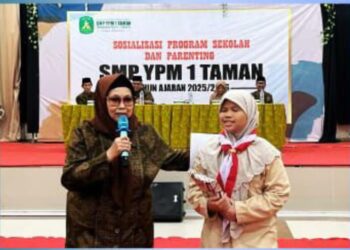Antusiasme Wali Murid SMP YPM 1 Taman Ikuti Sosialisasi Program Sekolah dan MPLS 2 Bulan