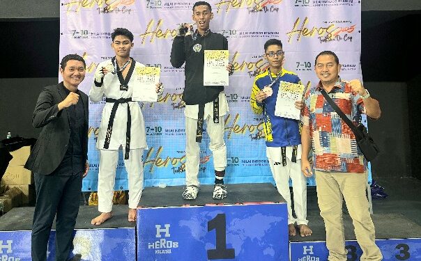 Siswa SMANOR Jatim Raih Medali Emas di Ajang Malaysia Open “7th Heroes Taekwondo Cup 2025”