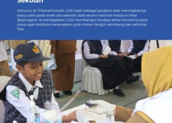 Dinas Kesehatan Kabupaten Bojonegoro Gelar GSS di Lingkungan Sekolah