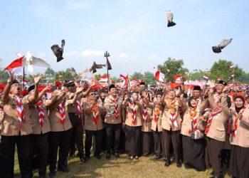 Kak Subandi Buka Jambore Pramuka Cabang Sidoarjo