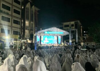 Ribuan Alumni Hadiri Haul al-Maghfurlah KH.M.Hasyim Latief, Muassis YPM Sidoarjo