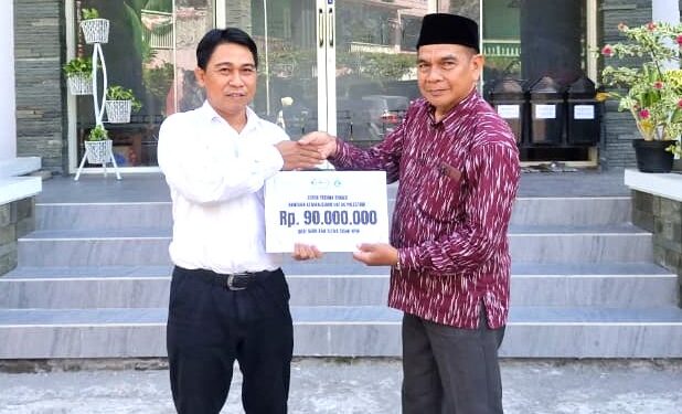 Peduli Sesama, YPM Sepanjang Salurkan Bantuan Rp 90 Juta ke Palestina