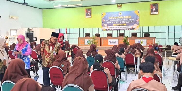 470 Siswa SMP Negeri 4 Sidoarjo Ikuti Uji Kemahiran Bahasa