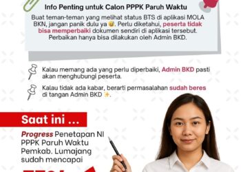 BKD Lumajang Kawal Penetapan PPPK Secara Transparan