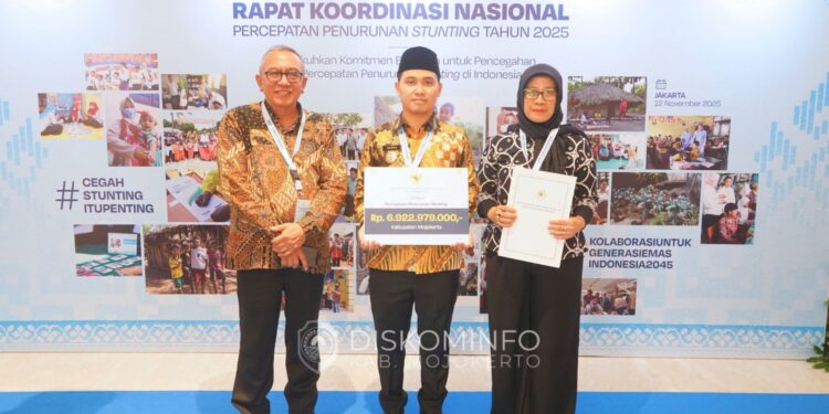 Pemkab Mojokerto Terima Insentif Fiskal Rp6,9 Miliar untuk Percepatan Penurunan Stunting