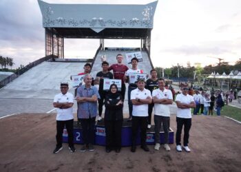 Rider Latvia dan Indonesia Juara Banyuwangi BMX Supercross 2025