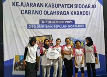 Atlet SMA Negeri 1 Gedangan Juarai Kejurkab Kabaddi 2025