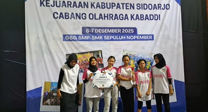 Atlet SMA Negeri 1 Gedangan Juarai Kejurkab Kabaddi 2025