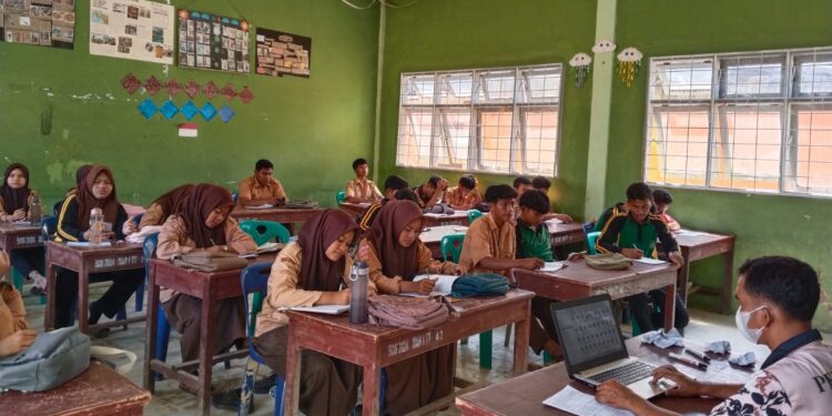 KBM MAN 1 Tapteng di Barus Berjalan Normal, Pemulihan Dampak Banjir Terus Dilakukan