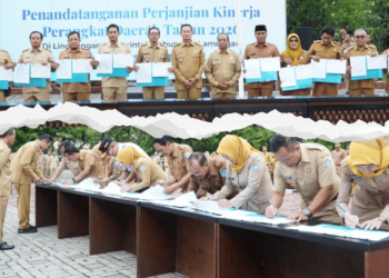Pemkab Lamongan Buat Perjanjian Kinerja Pejabat Tahun 2026