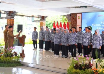Menuju Kabupaten Ramah Anak, Bupati Mojokerto Kukuhkan Forum Generasi Pelopor