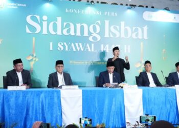 Pemerintah Tetapkan 1 Syawal 1447 H Jatuh pada Sabtu, 21 Maret 2026