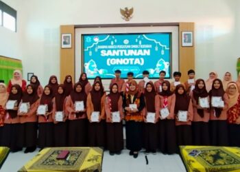 Keluarga Besar SMK Negeri 2 Buduran Sidoarjo Ikuti “Ngaji Ati Nguatke Bhakti”
