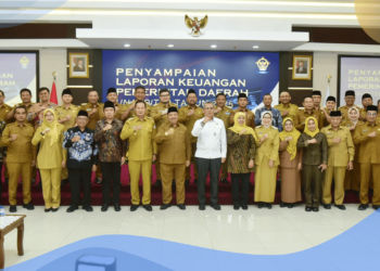 Bupati Lamongan Serahkan LKPD Unaudited Tahun Anggaran 2025 ke BPK